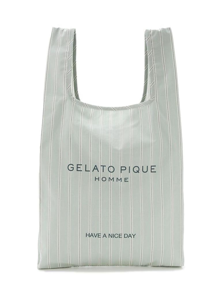 Gelato Pique HOMME Striped Market Bag PHGB241946 Green Men's