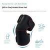 Heated Knee Massager with Deep Penetration Therapy, Rechargeable Electric Knee Warmer Brace for Joint Pain Relief