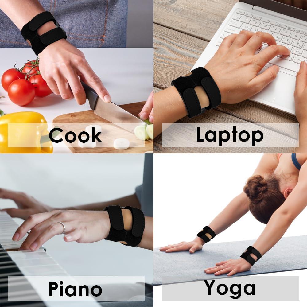1Pcs Wrist Band With Silicone Ring Stabilizer For Ulnar Wrist Sprain TFCC Tears Pinky Pain Relief
