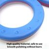 Glasses Drum Irregular Shape Clapping Drum Percussion Instrument Smooth Burrs Free Pink Blue