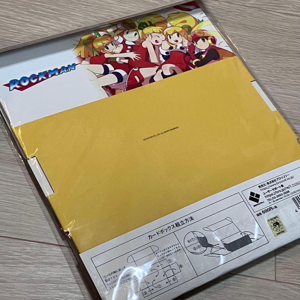 Used Character Card Box Collection NEO Rockman Roll