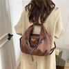 Plaid Backpack For Women With Pu Material And Spacious Design For Daily Use