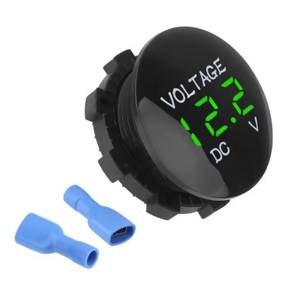 Waterproof Vehicle Voltmeter Tester DC 12V-24V Car Motorcycle Voltmete  Motorcycle Use