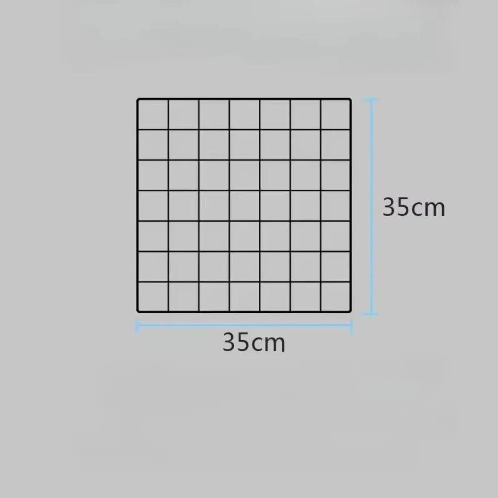 Modern Grid Display Rack Metal with Base Storage Rack Art Photo Display Desktop Stand For Grid Panel