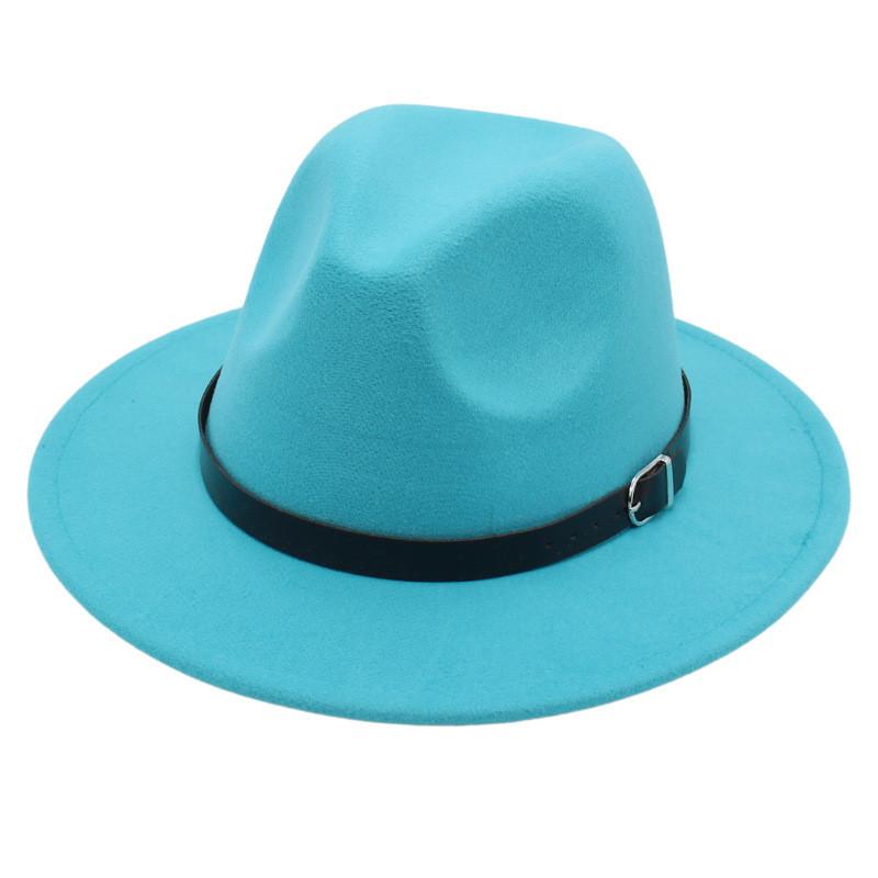 Ethnic Style Vintage Fedora Hat With Wide Brim For Women And Men
