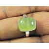 Natural Prehnite 925 Solid Sterling Silver Ring Size US-7.5 PG-221