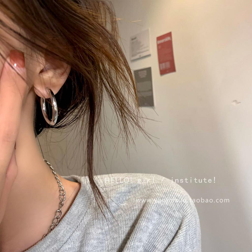 925 Silver Needle Pearl Earrings Design Temperament Earrings Exquisite Retro Ear Jewelry