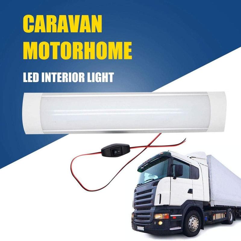 

MASO DC24V 10W LED Strip Lights Ceiling Light Interior Strip Lights Bar White DC 24V 10W Fit for various vehicles