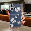 Plain Color Bowknot Patterned Phone Case for iPhone 16 Pro 15 14 Plus 13 12 Pro Max 11 Shockproof Leather Texture Soft Tpu Slim Matte Case Cover