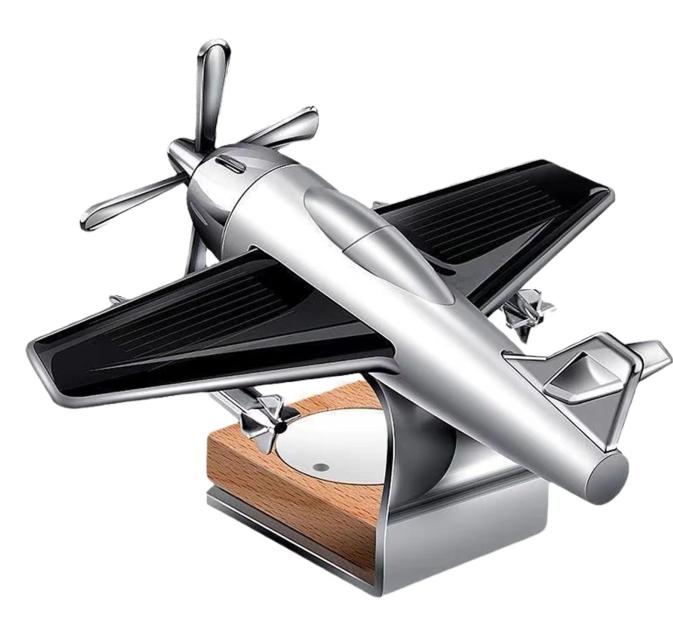 

Солнечный самолет автомобильный парфюм украшение автомобиль твердый ароматерапия автомобильный декор свет ароматизаторы продукты серебряный