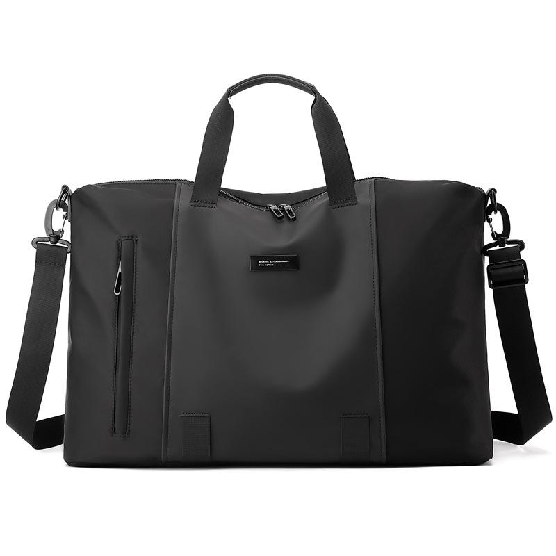 

Men s Short-distance Business Trip Portable Design Hand Luggage Bag Multi-pocket Classification Fitness Bag Can Be Used To Cover Pull Rod чёрный