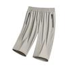 Men's Loose Fit Lightweight Stretch Quick Dry Breathable Athletic Seven Quarter Length Shorts with Zipper Pockets for Casual Sports Outdoor Activities