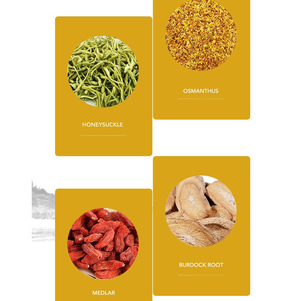 Krysantemum Kassiafrø Teposer 30 stk 150g Individuell pakning Urtete-poser for lever