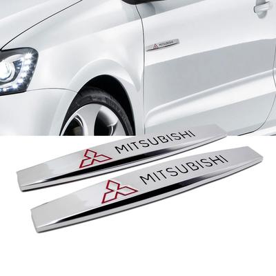 2pcs Car Side Body Sticker Emblem Decal for Logo RALLIART ASX Lancer Colt Pajero Outlander Eclipse Galant Styling