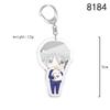 Fruit Basket Anime Acrylic Keychain: Honda Tōru, Kusamochi Kyo, Yūki Murasakigawa, Kurenai Characters.