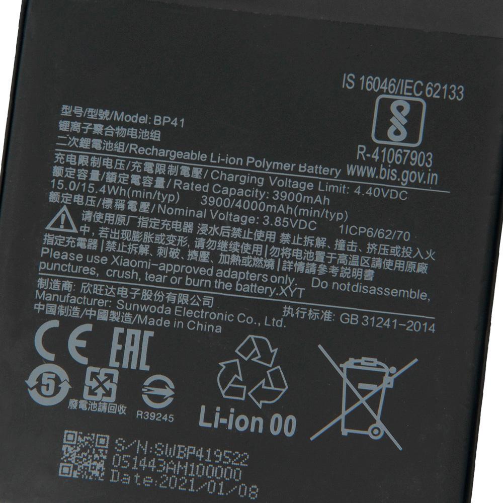 Batería de repuesto BP41 BP40 para Xiaomi Redmi K20 Pro Mi 9T Pro Mi9T Redmi K20Pro batería recargable Premium 3900mAh