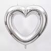 40 inch Heart Balloons Hollow Hook Love Hearts Aluminum Film Balloon Wedding Party decor Love Balloon for Birthday Photo shoots