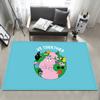 Door Mat Bedside Entrance Bath Floor B-Barbapapa Decoration Corridor Cartoon Door Mat Carpet Living Room Cute Balcony