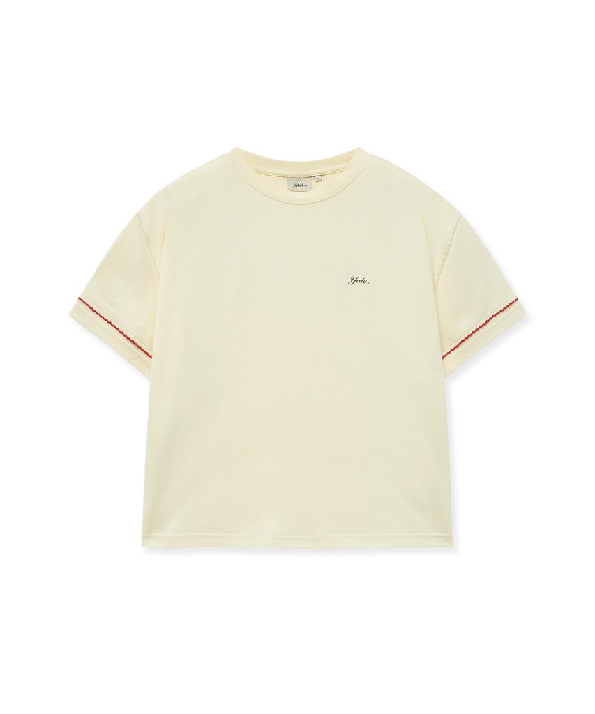 YALE Women'S Stitch Point T-Shirt_Yellow