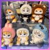 New Cute Shark Cat Mofusand Animal Vinyl Plush Star Eye Pendant Blind Box Doll Decoration Christmas Gift