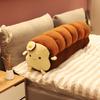 Cuscino Peluche Creativo Uovo Fritto su Toast: Cuscino a Forma di Striscia Lunga per Abbracciare per Ragazze