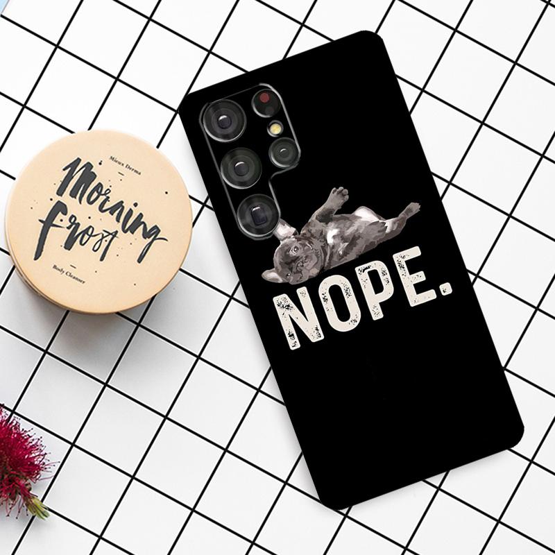 

French Bulldog Dog Case For Samsung Galaxy S25 Ultra S23 S22 S21 S20 S24 Ultra S9 S10 Plus S25 FE Phone Cover Galaxy S23Ultra