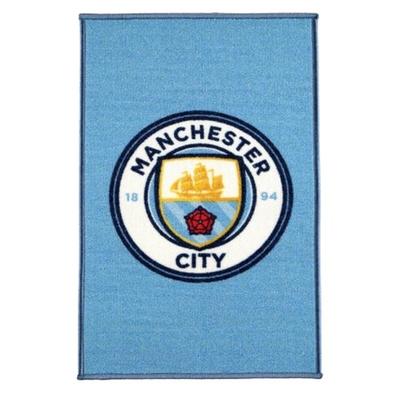 Manchester City FC Official Football Crest Rug