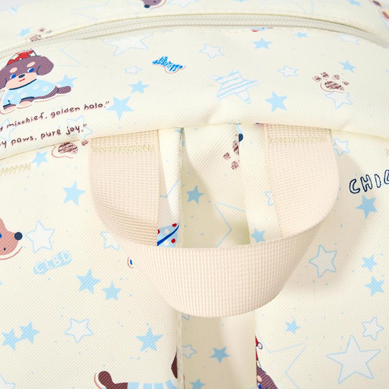 Printed Junior High School Student Backpack Waterproof Large Capacity Schoolbag Women's Backpack