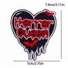 Punk/Horror Skull Letters Embroidery Patch Iron On Patches For Clothing Thermoadhesiv Patches On Clothes DIY Decorate Badges