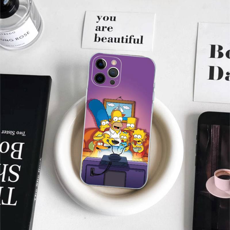 Funny Cartoon S-Simpsons For IPhone 17 Air 16 Pro Max 15 14 13 12 11 Plus Phone Case