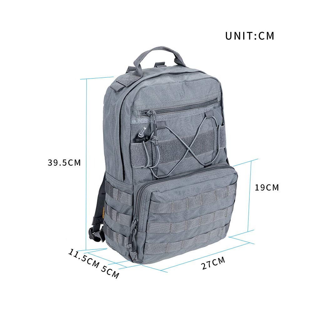 ELITE Military Hydration Nylon Hydration Large Tactical Hydration Backpack [EXCELLENT SPANKER] Backpack, Bag, Molle, Capacity,