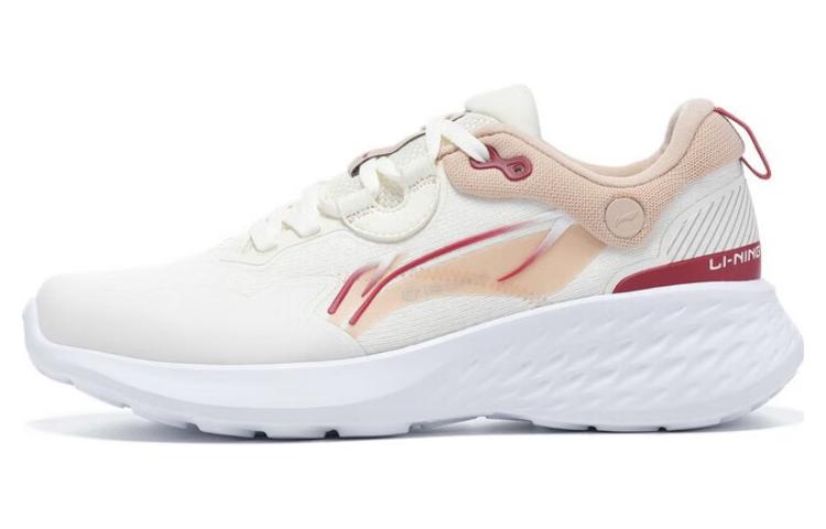 Li Ning SOFT ELEMENT износостойкие дышащие низкие спортивные повседневные кроссовки женские Белый Умбра AGLT008-3 35