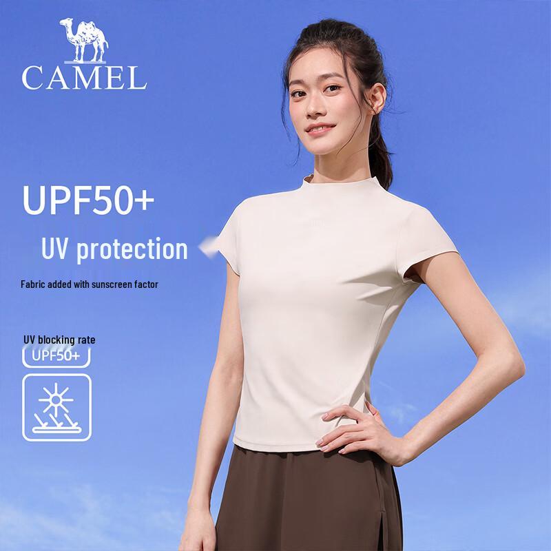 CAMEL Women s Sun Protection Ice-Feel Quick-Dry Running T-Shirt L