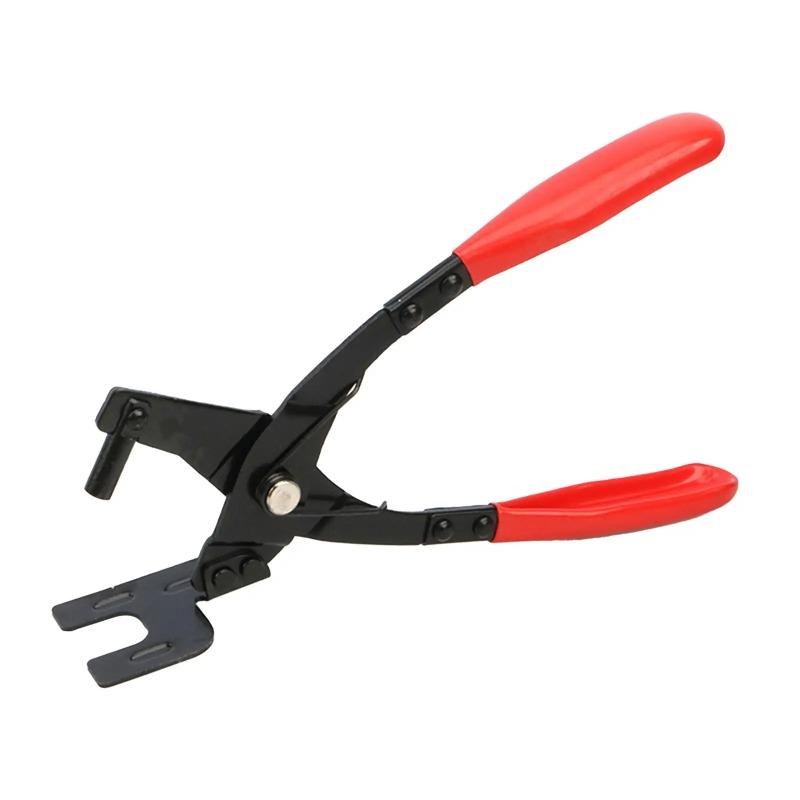 Car Exhaust Hanger Removal Pliers Red Hand Tools Muffler Hanger Removal Tool Exhaust Grommet Pulling Pliers Anti Slip Handle