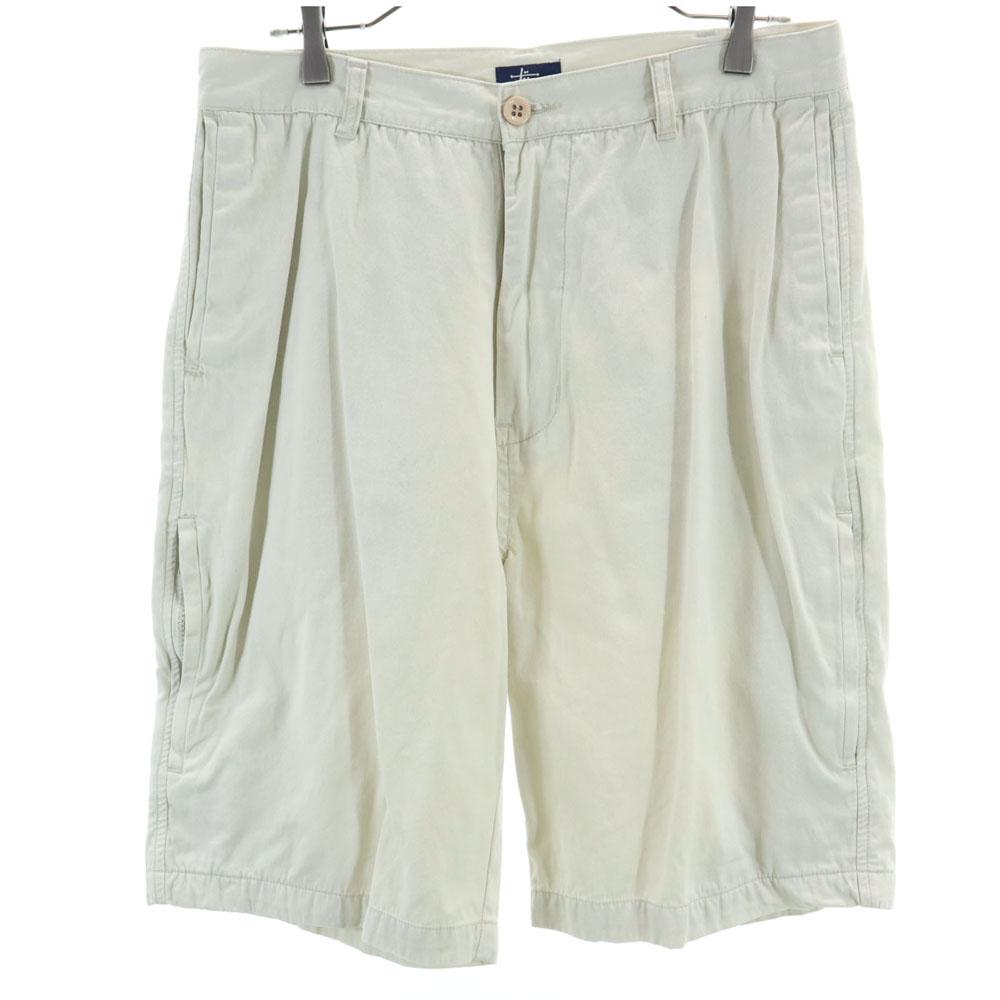 Stussy 90s Navy Blue Tag Old Shorts W32 Beige Men's Used
