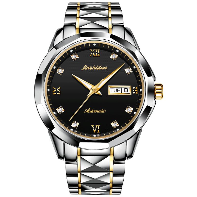 JIN SHI DUN Men s Automatic Mechanical Watch