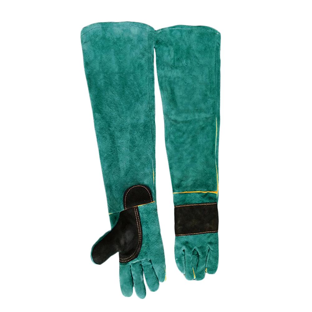 Buy Antianimal Bites Safety Protection Working Gloves Leather Bite