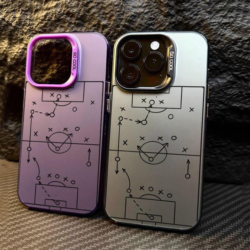 Football Tactics Board Phone Case For  15 14 14T 13 13T 12 12T Mi 11 Lite Poco M6 F6 X6 X5 Pro F5 Anti Fall Matte Cover