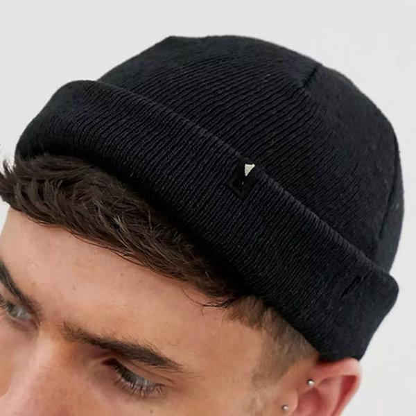 Adidas Fisherman Short Beanie Watch Cap Winter Hat Cold Weather Warm Knit