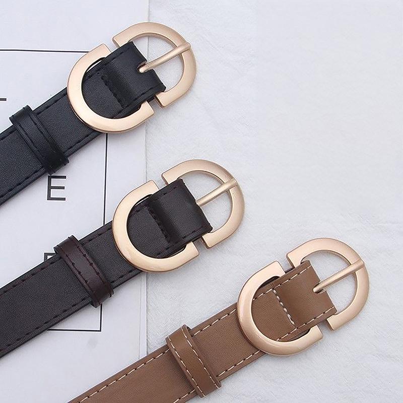 Korean Simple Belt With Suit Coat Jeans Women'S Waistband Simple Decorative Casual Versatile Belt Accessories