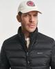 Зимняя куртка GANT Light Down Jacket на двусторонней молнии черная