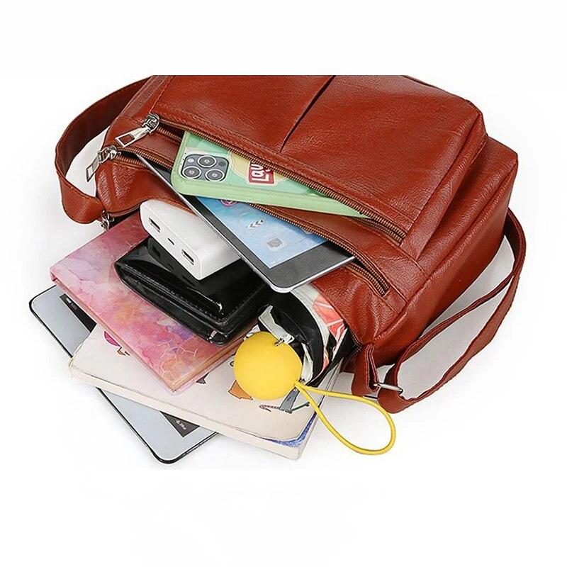 Nuova borsa per mamma alla moda, morbida pelle da donna di mezza età, borsa a tracolla versatile e alla moda, borsa a tracolla da donna elegante e alla moda