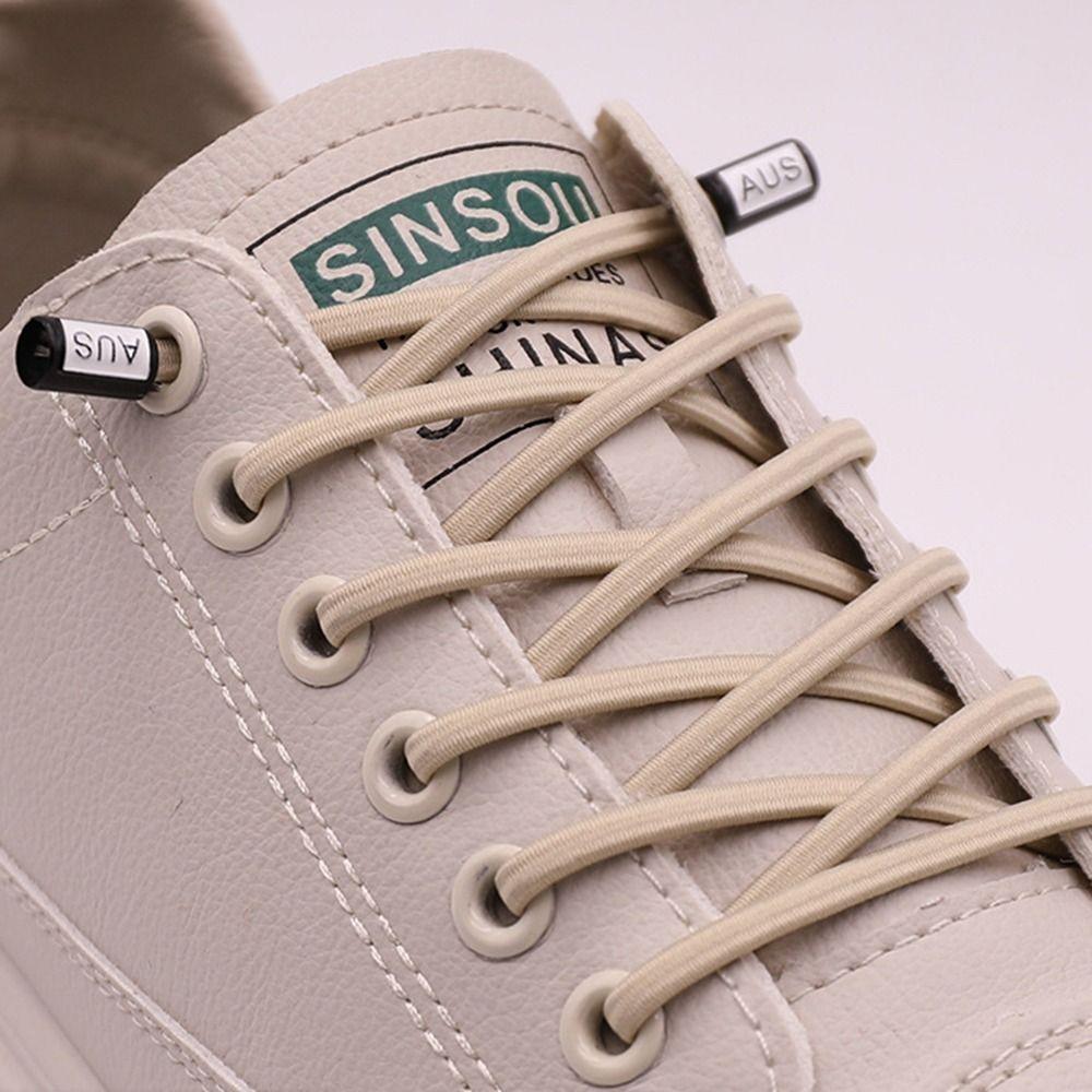 Colorful Shoelace Buckle Creative Quick Shoe Lace Portable Free Tie Shoelaces  Unisex