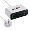 140W Gallium Nitride Fast Charger with TFT Display, PD3.1 Port, Multi-functional, 470W Fast Charging Desktop Charger