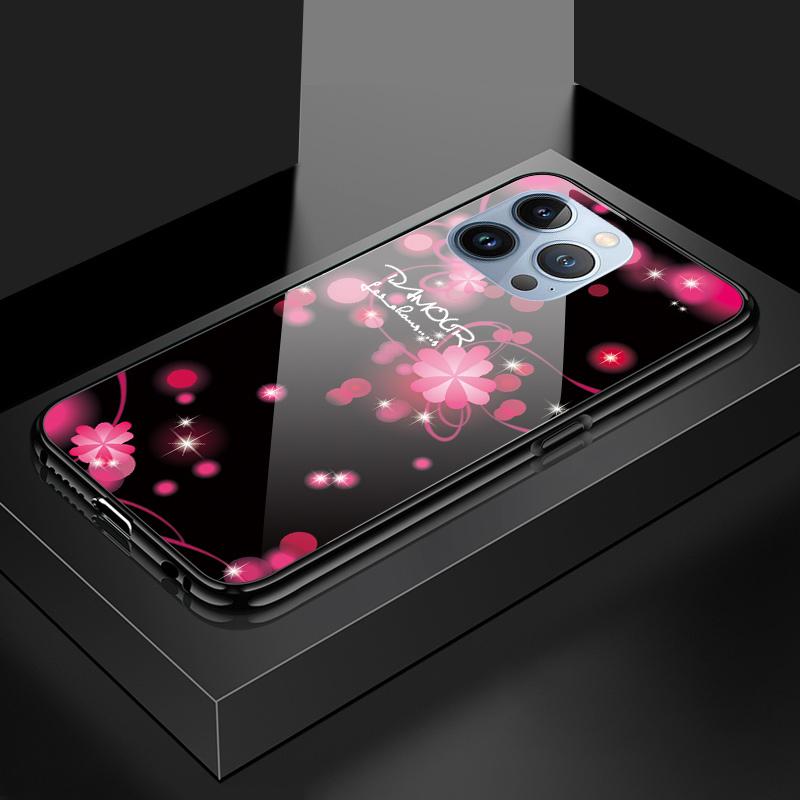 Tempered Glass Phone Case For Huawei P30Lite Honor 90Lite 9X X6A X9B Infinix Hot40 Note30 Tecno Spark20 Moto G15 G22 Soft Edge Shockproof Smooth Shell