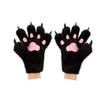 Halloween Cat Paw Plush Gloves for Cosplay