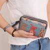 Portable Embroidered Women Handbags National Ethnic Butterfly Flower Bags for Lady Clutch Tassel Small Flap Evening Bag