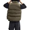Coach Ss24 Logo Print Reversible Single-Breasted Stand Collar Sleeveless Down Jacket Men Outerwear Deep-Fern-Green CT729-X7E