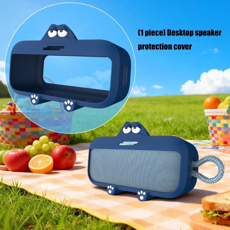 Silicone Speakers Cover Case Speakers Protective Sleeve for Plus Speakers Shockproofs AntiDrop Access