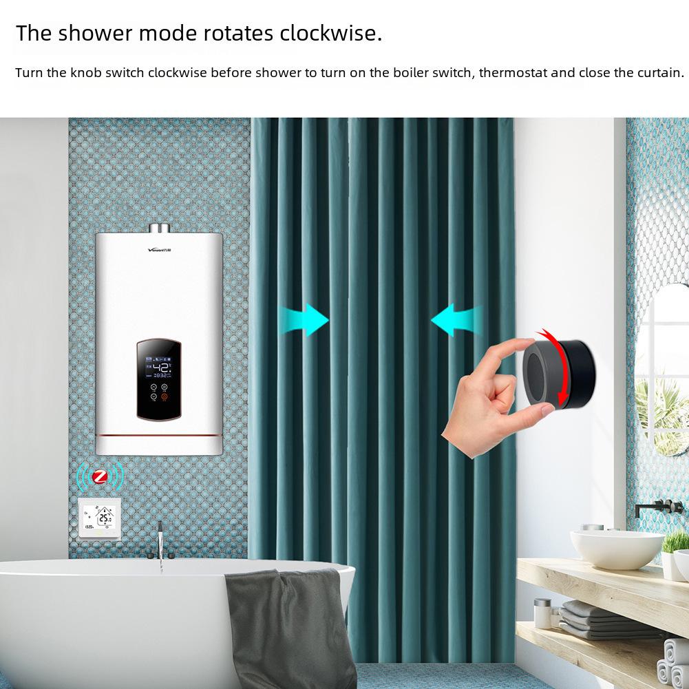 Zigbee Smart Home Wireless Dimming Knob: Graffiti Button Scene Switch